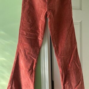Altar'd State Women's Flare Pants in Salomon Pink size 26/3
